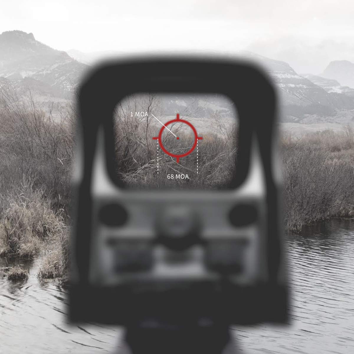 EOTech 512.A65 Red Holographic Sight 68 MOA Ring Black