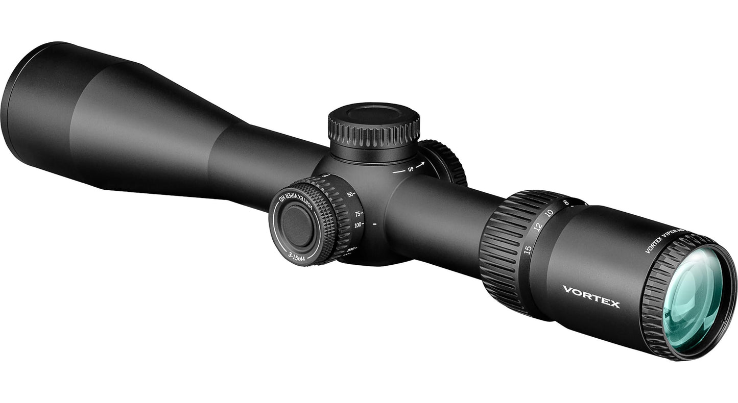 Vortex Optics Viper HD 3-15x44 Second Focal Plane Scope - Dead-Hold BDC MOA Reticle