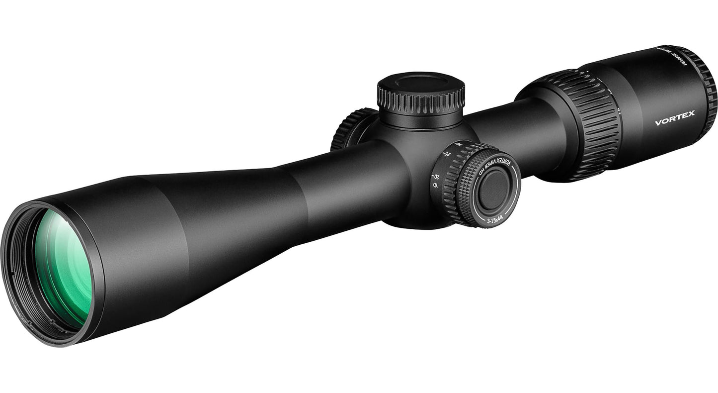 Vortex Optics Viper HD 3-15x44 Second Focal Plane Scope - Dead-Hold BDC MOA Reticle